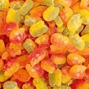 Bubs Swedish Mini Sour Foam Assorted Skulls 2.2lb Bulk